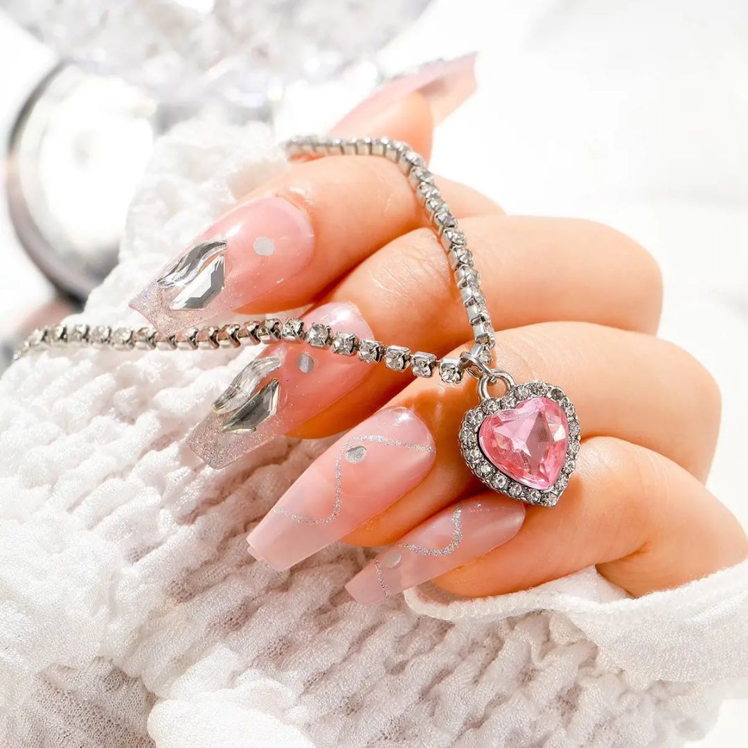 Crystal Love Heart Neckpiece