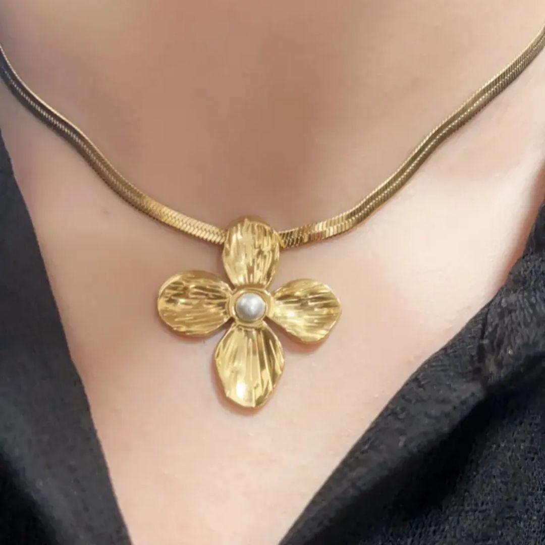 Golden Blossom Necklace