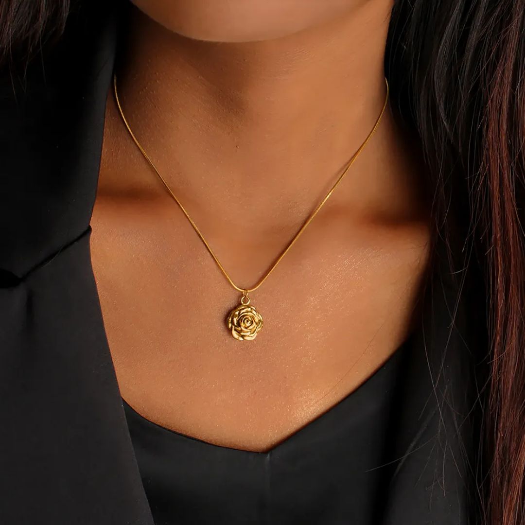 Eternal Rose Necklace: