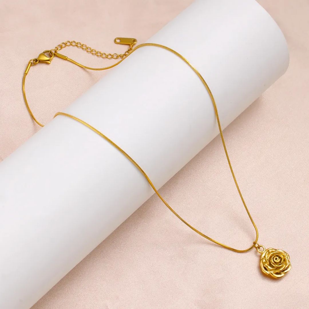 Eternal Rose Necklace: