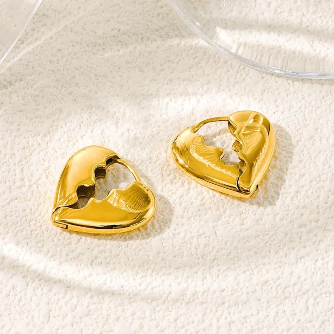 Heartbreak Hoop Earrings
