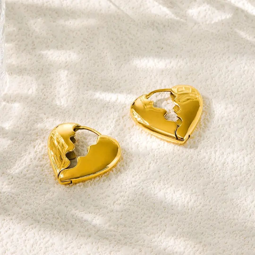 Heartbreak Hoop Earrings