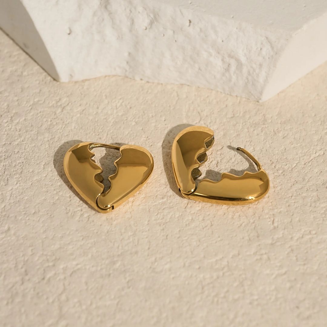 Heartbreak Hoop Earrings