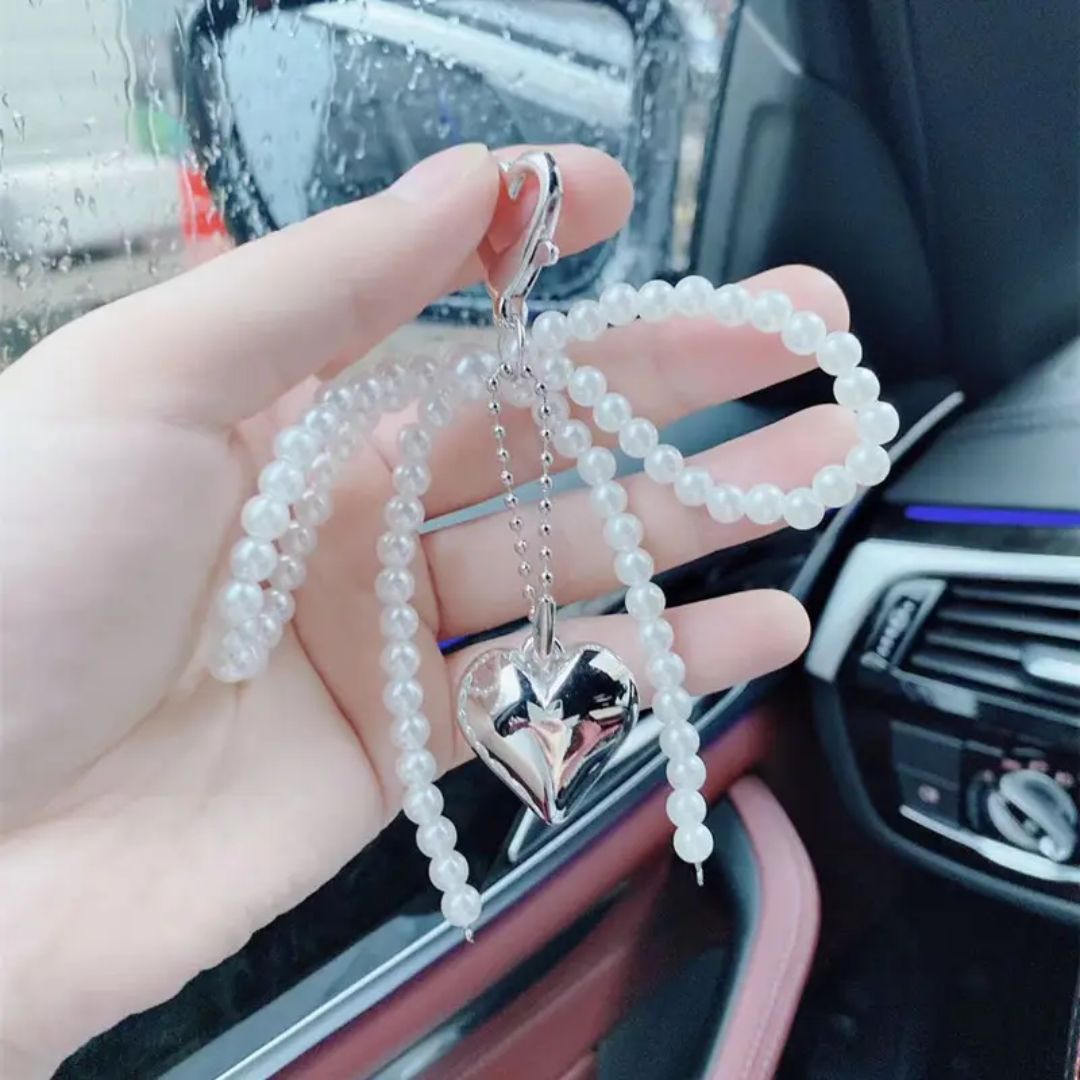 Elegant Pearl Bowknot  Bag Charm