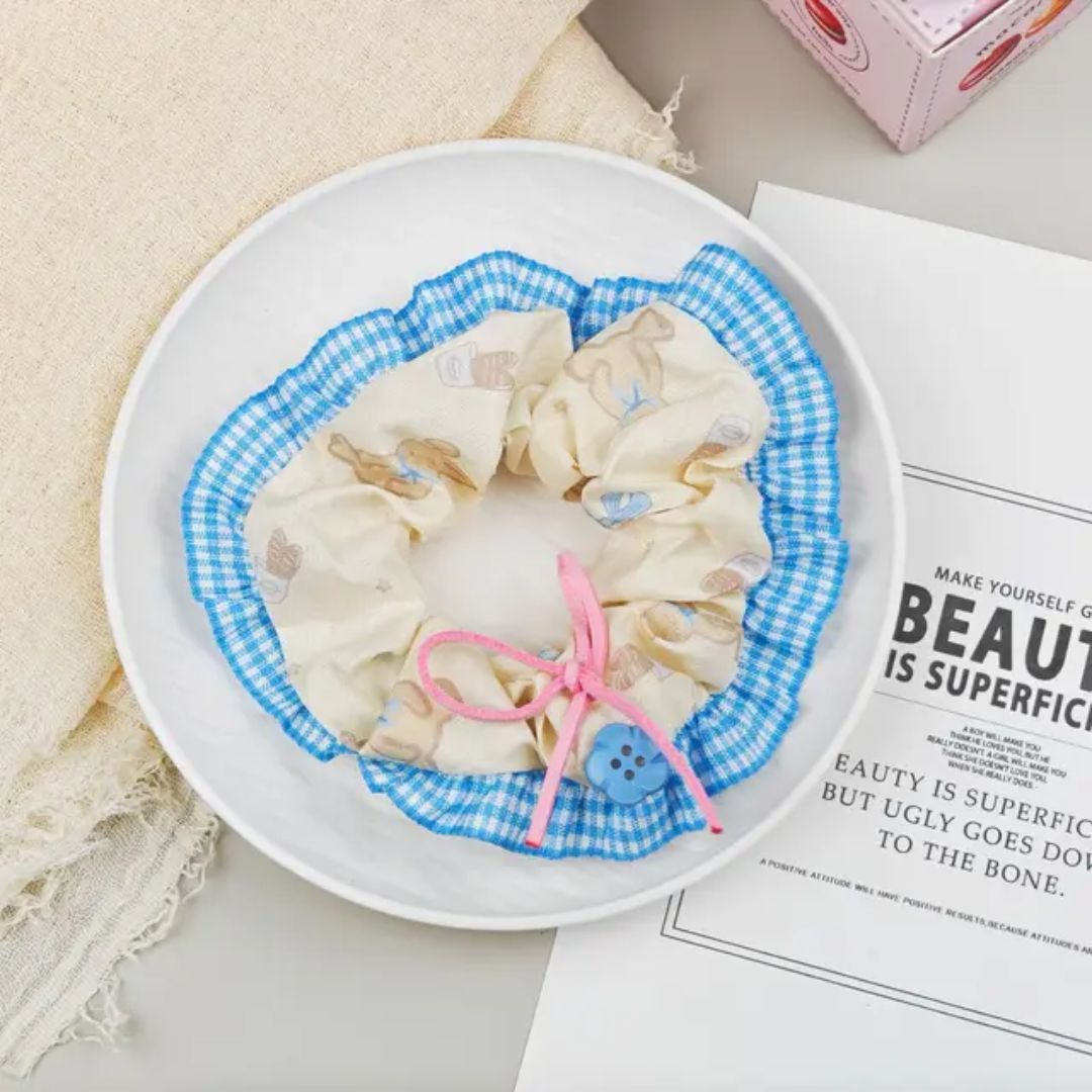 Bluebell Bunny Scrunchie Hair Tie