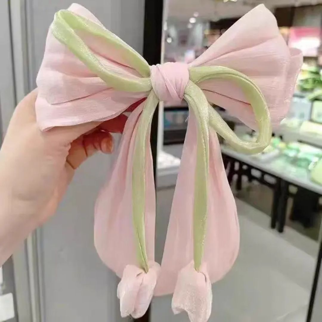 Tulip Bow Hair Clip