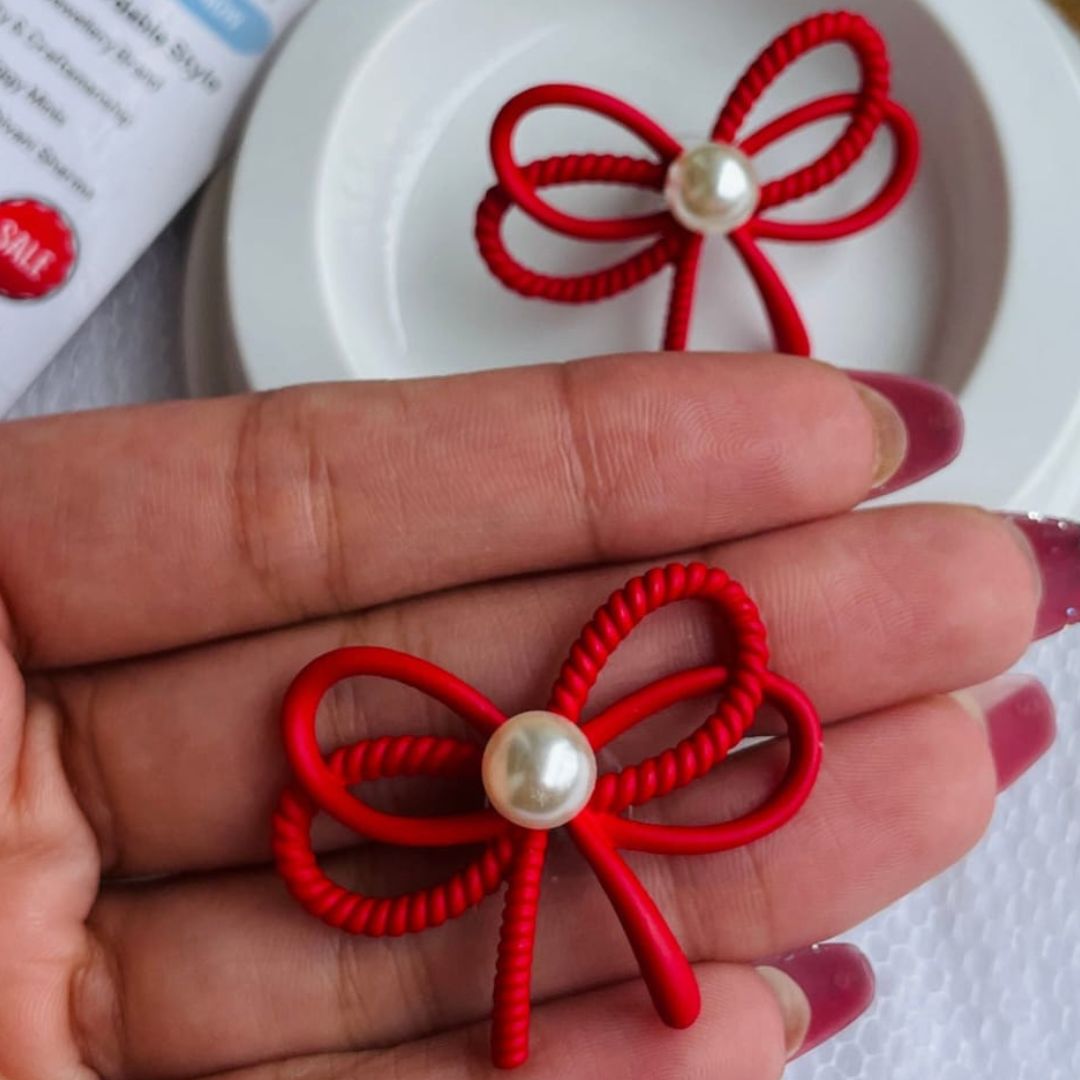 Blind Date Bow Earrings