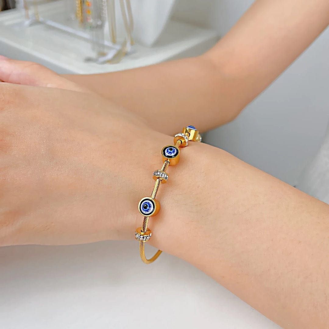 Cut The Crap Evil Eye Bracelet