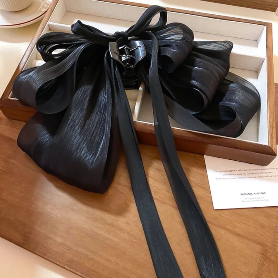 Chiffon Bow Hair Clip