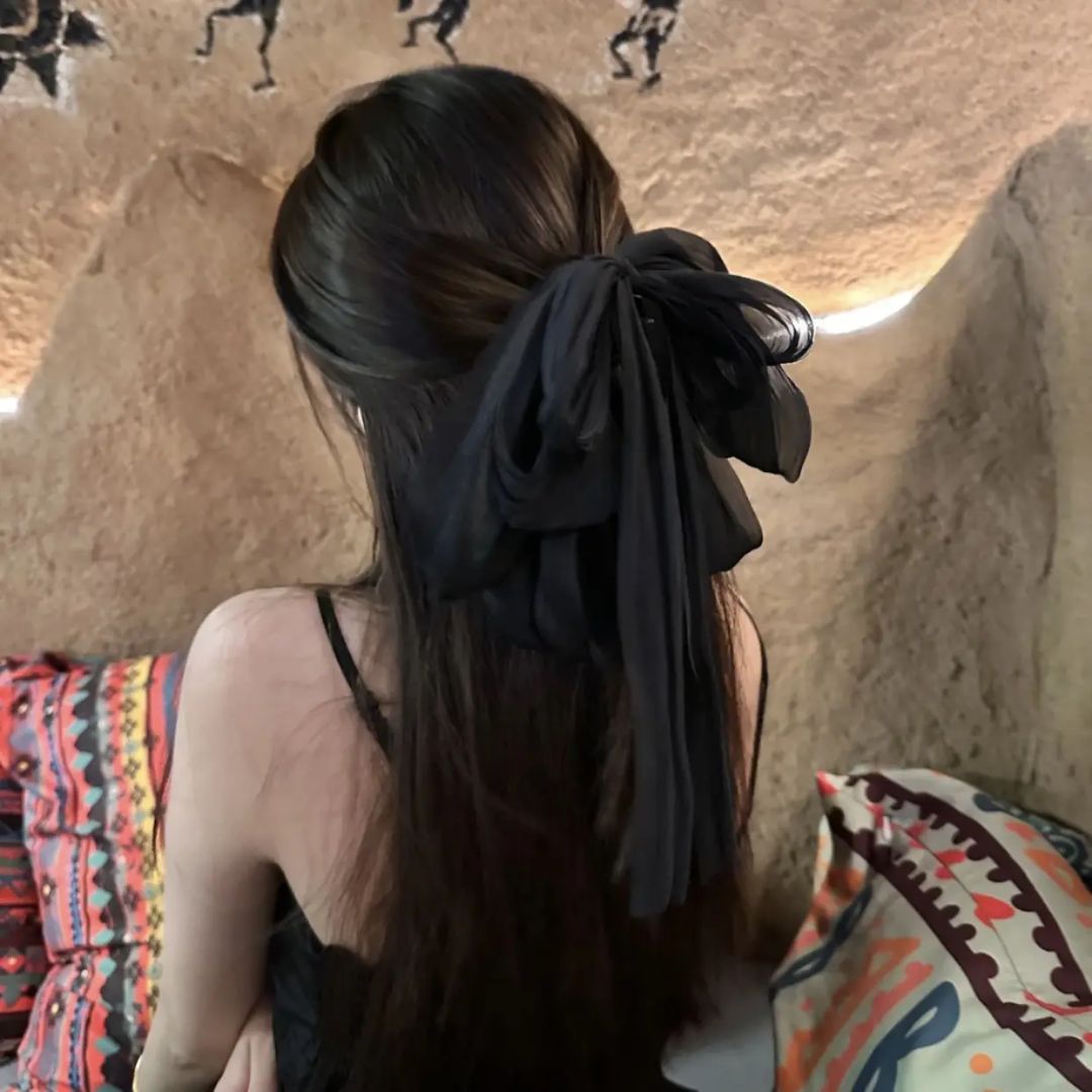 Chiffon Bow Hair Clip