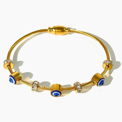 Cut The Crap Evil Eye Bracelet