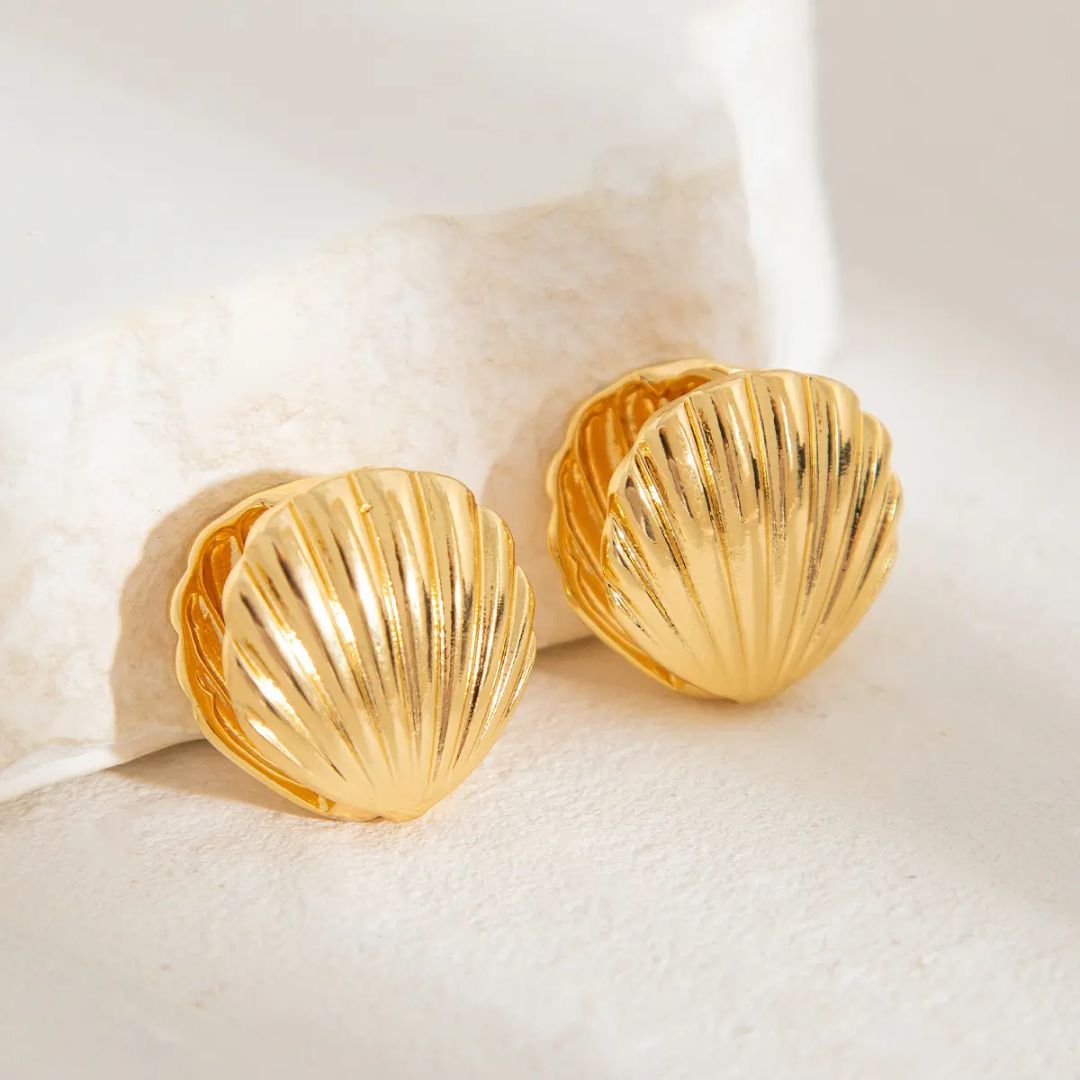 Seashell Glimmer Earrings