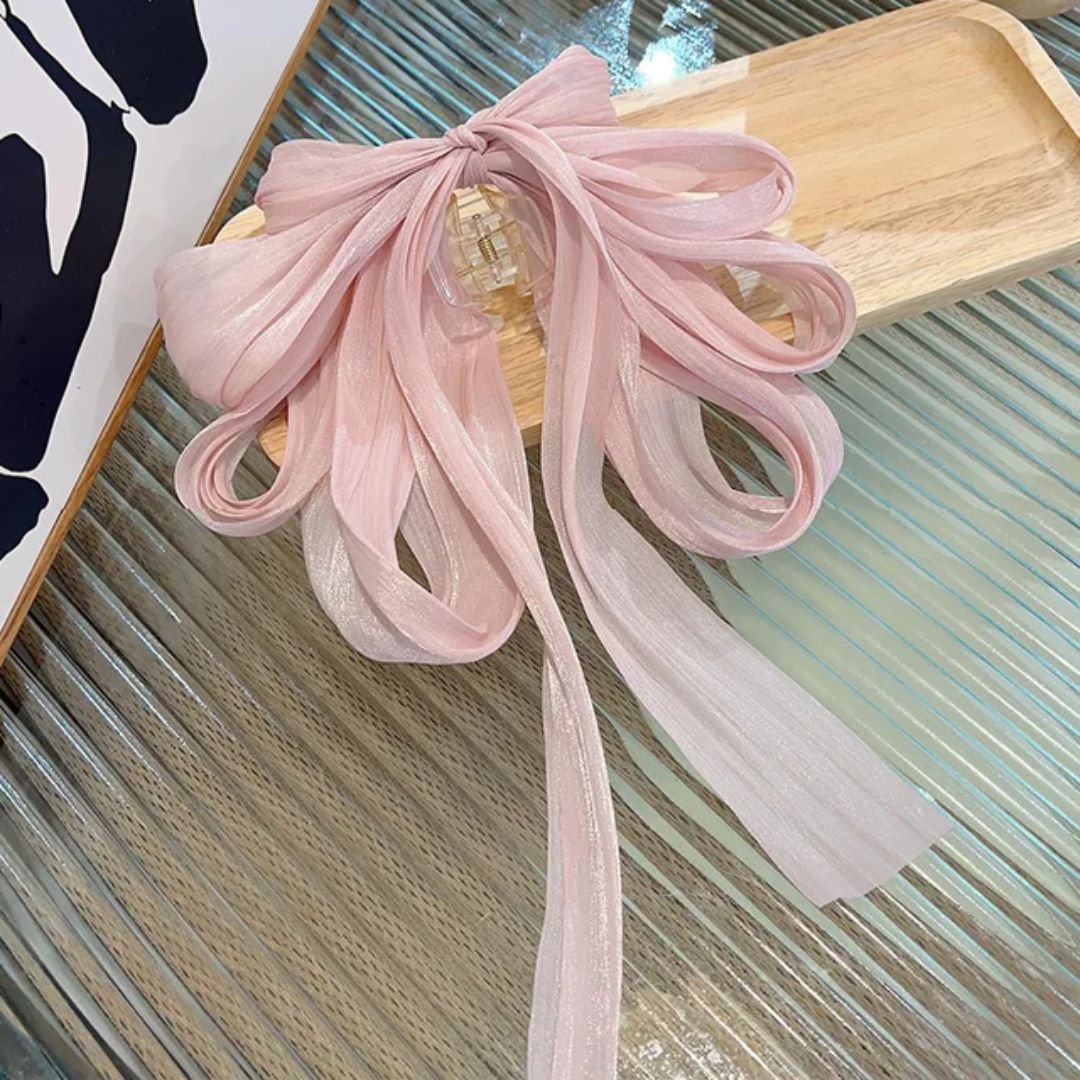 Ribbon Bowknot Hair Claw