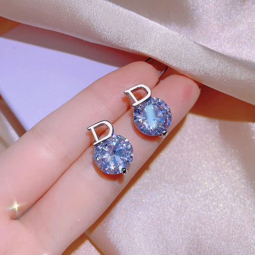 Dazzling D-Studs Earring