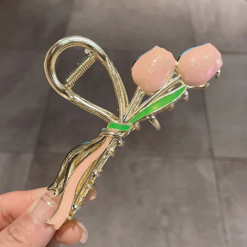Tulip Flower Hair Claw
