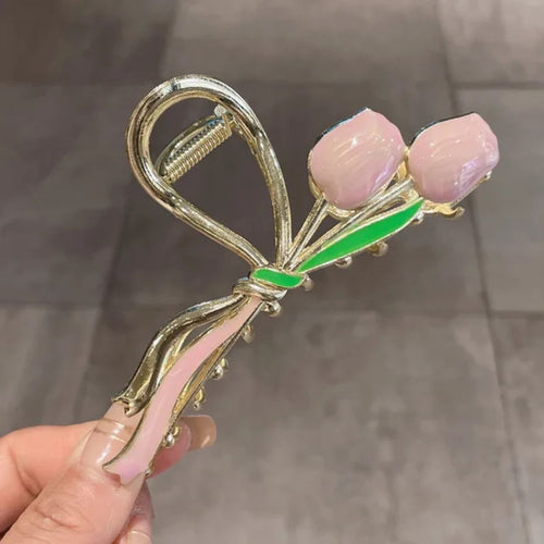 Enchanted Tulip Hair Claw (light purple)