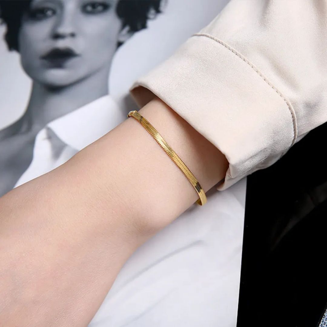 Golden Statement Bracelet