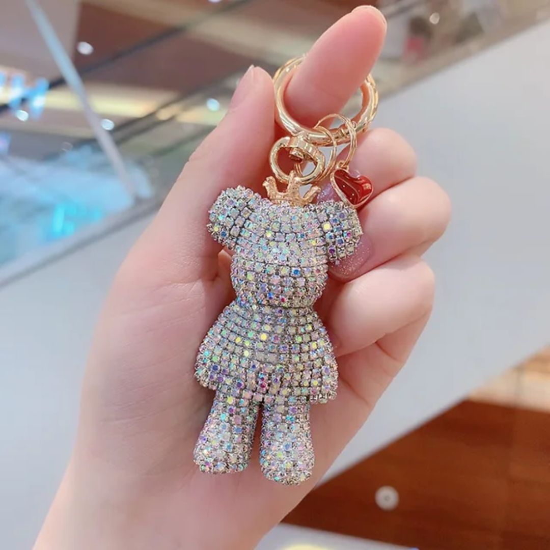 Sparkle Bear Bag Charm