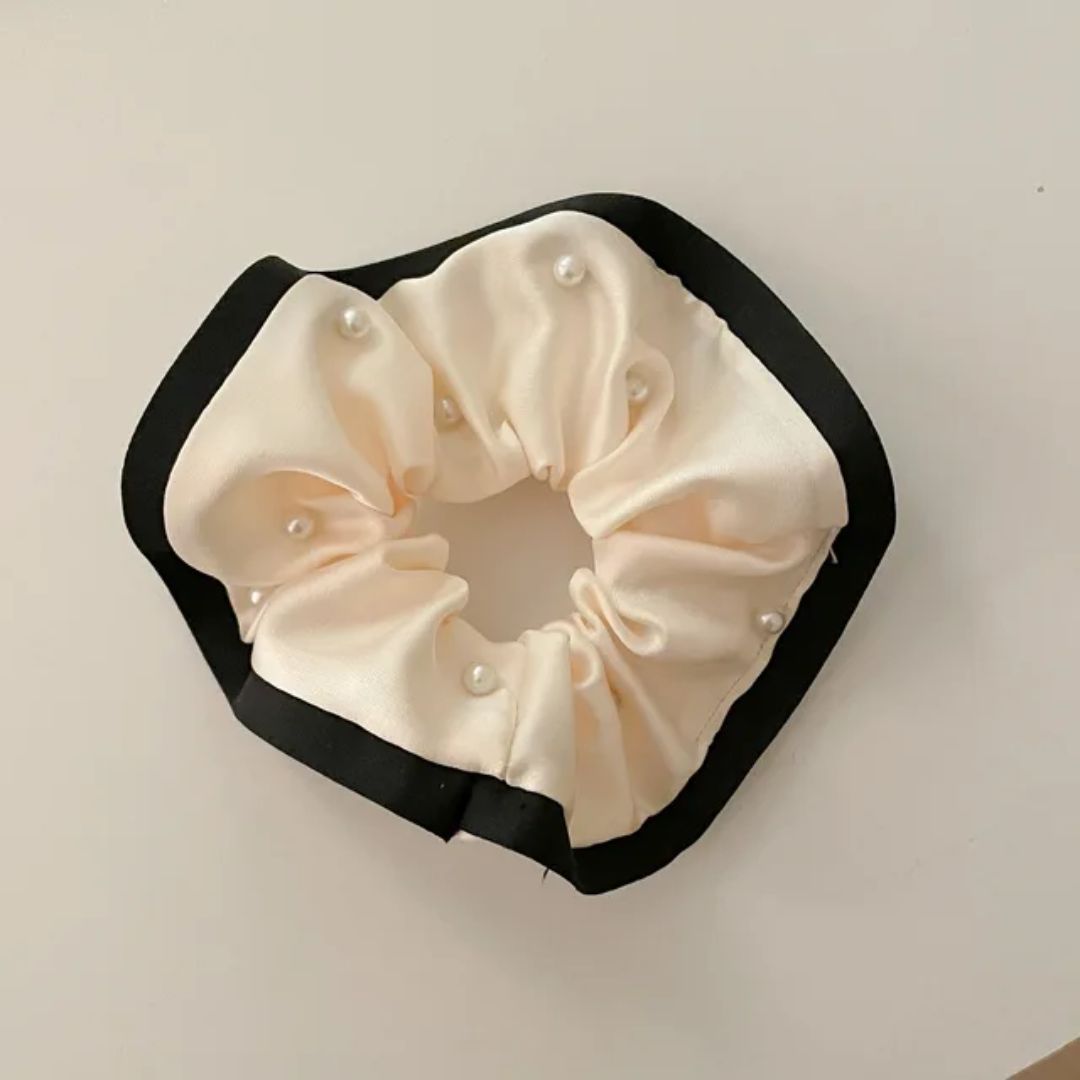 Pearl Hair Scrunchie Hair Tie