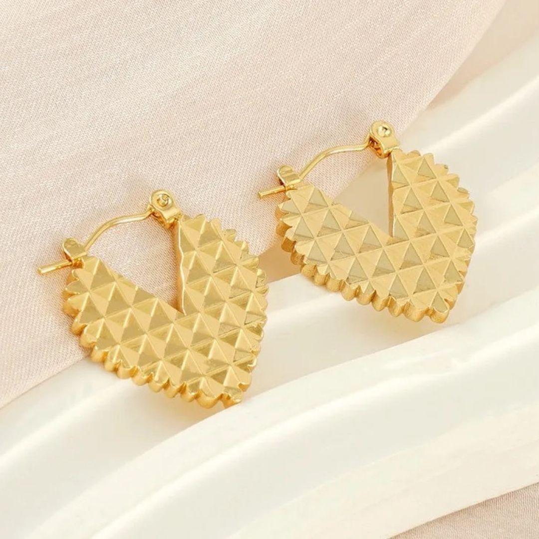 As Pretty As Gold Hoop Earrings