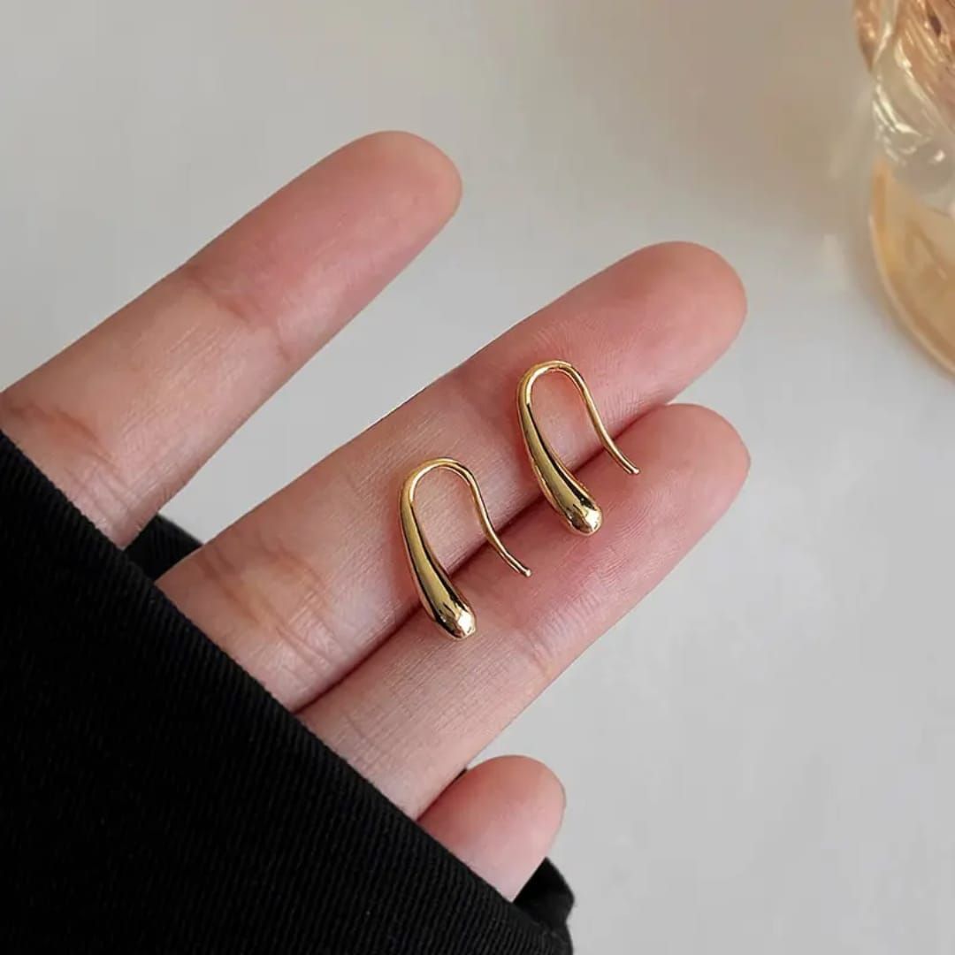 Liquid Gold Teardrops Earrings
