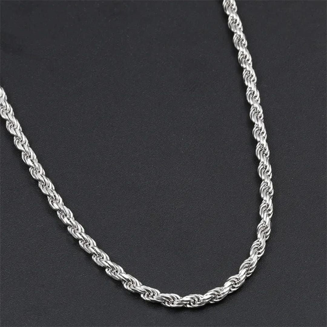 Silver Serpentine Chain Necklace
