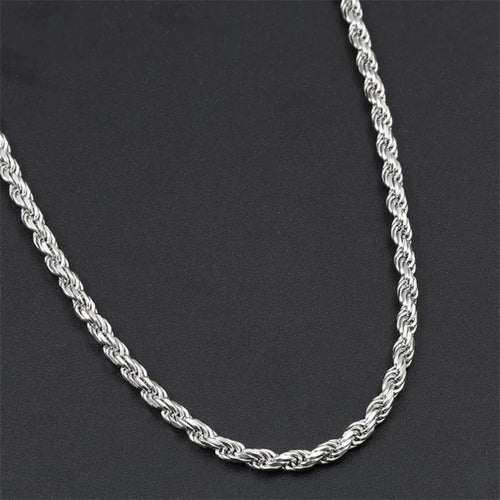 Silver Serpentine Chain Necklace