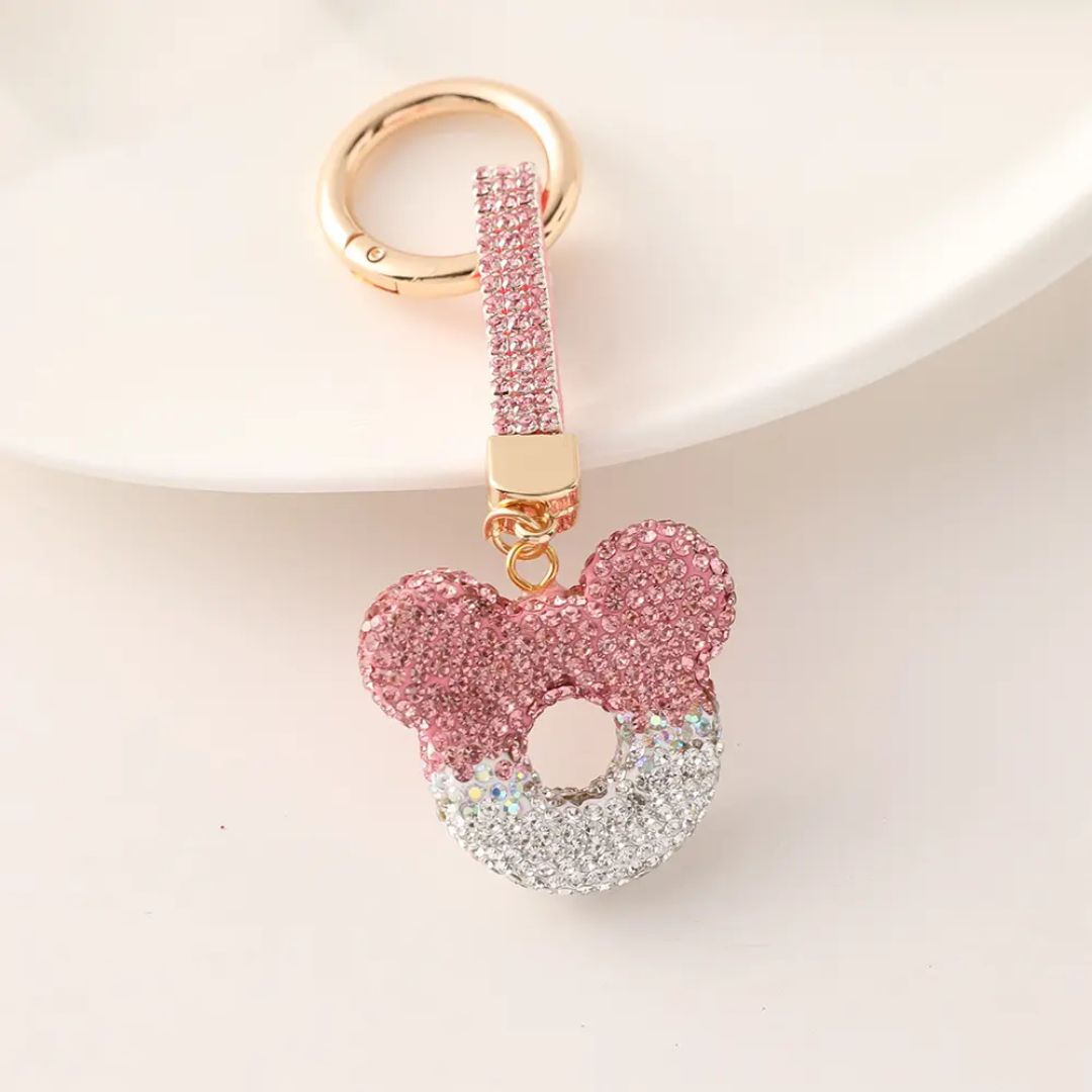 Rhinestone Mickey Bag Charm