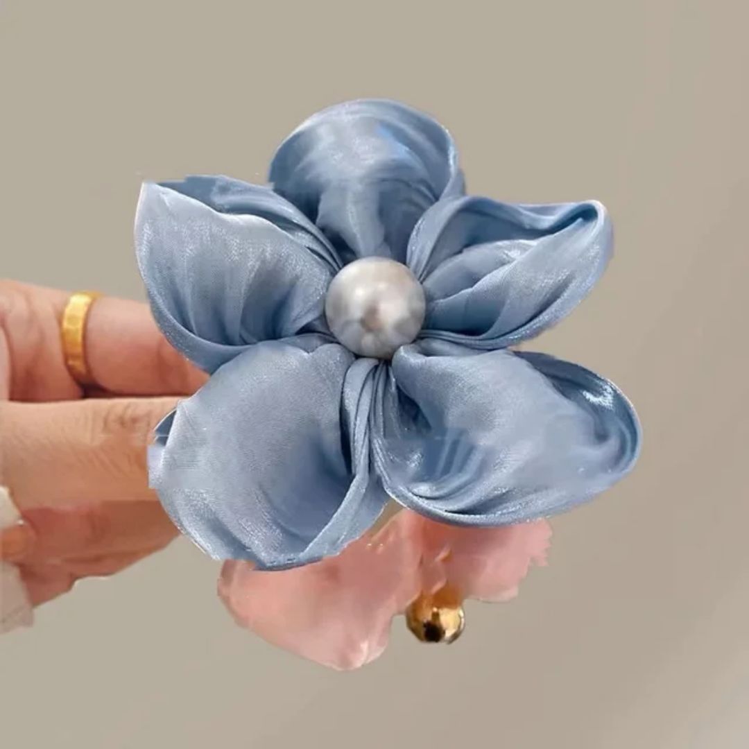 Silken Blossom Scrunchie
