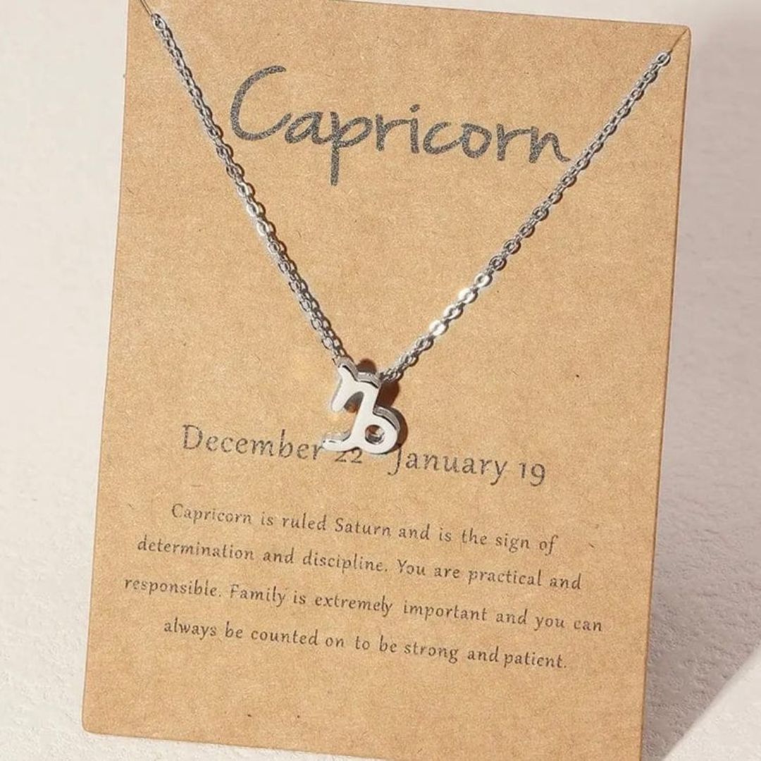 Capricorn Zodiac Sign Neckpiece