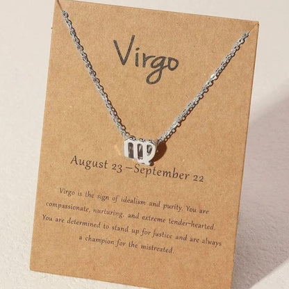 Virgo Zodiac Sign Neckpiece