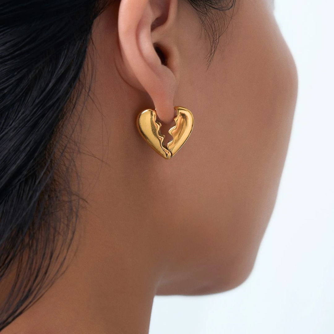 Heartbreak Hoop Earrings