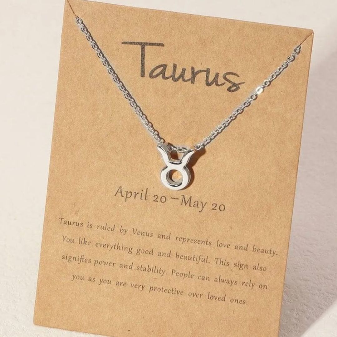 Taurus Zodiac Sign Neckpiece