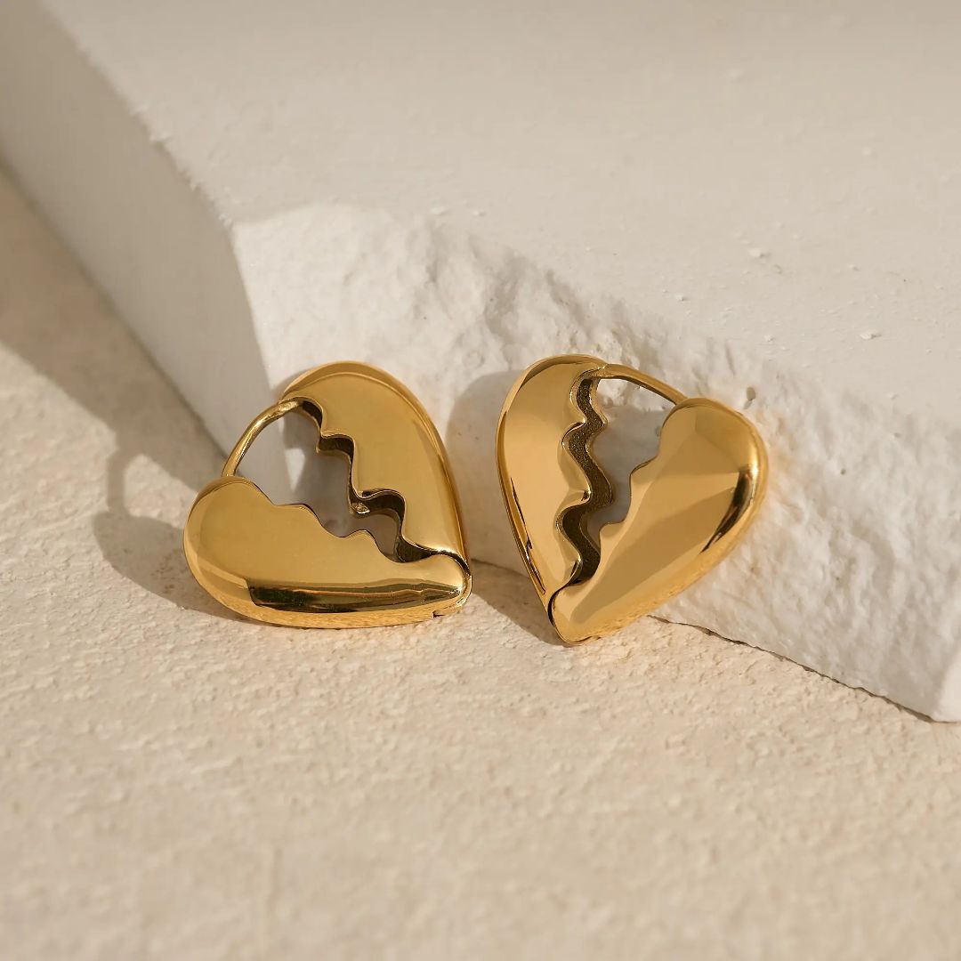 Heartbreak Hoop Earrings