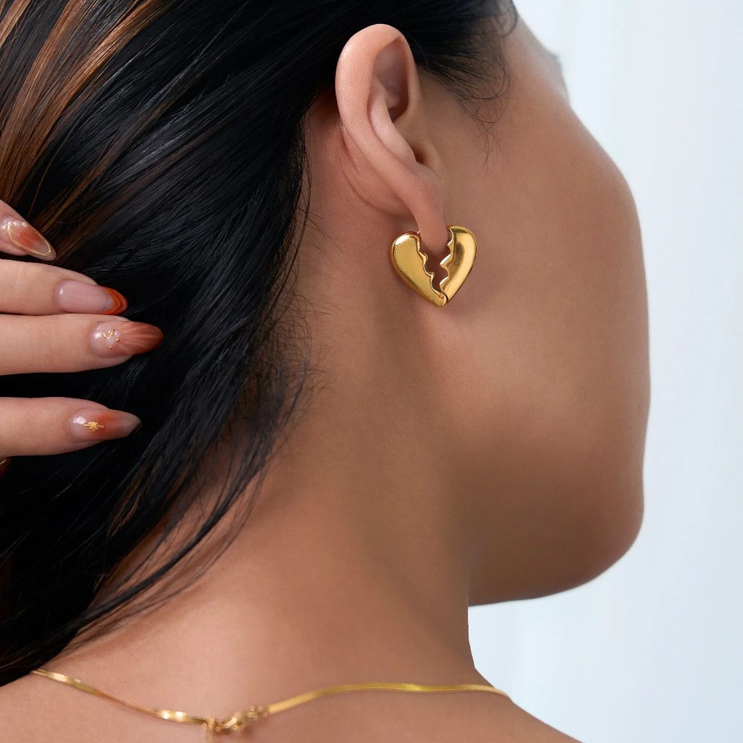 Heartbreak Hoop Earrings
