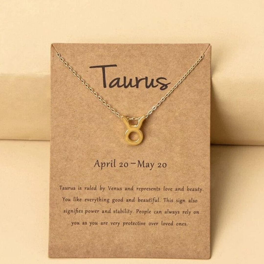 Taurus Zodiac Sign Neckpiece