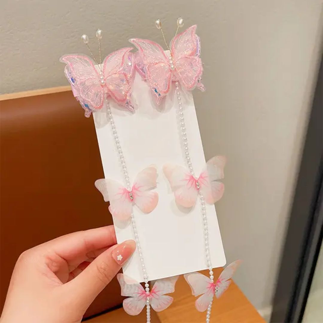 Pearlwing Butterfly Clip