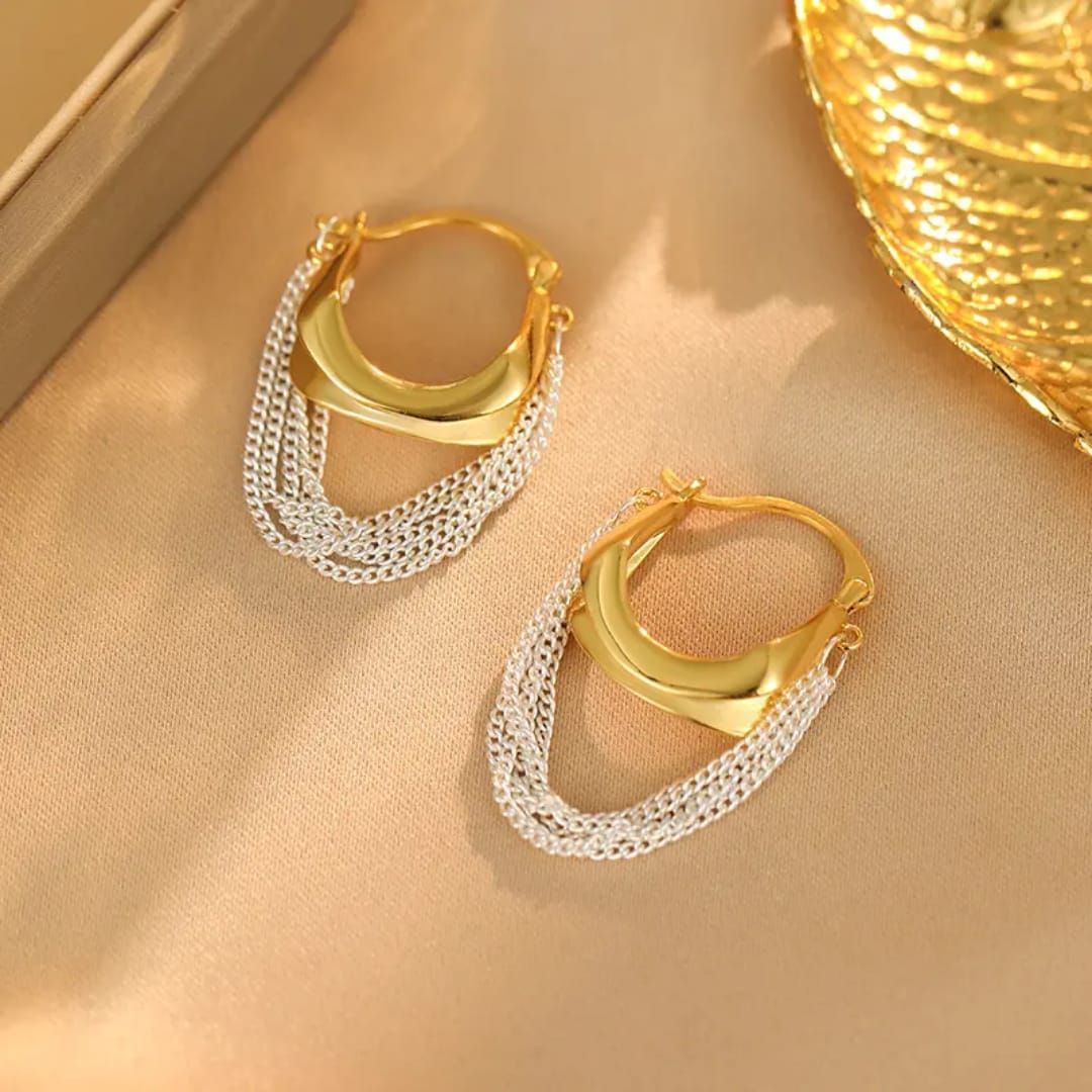 Two Tone Earrings