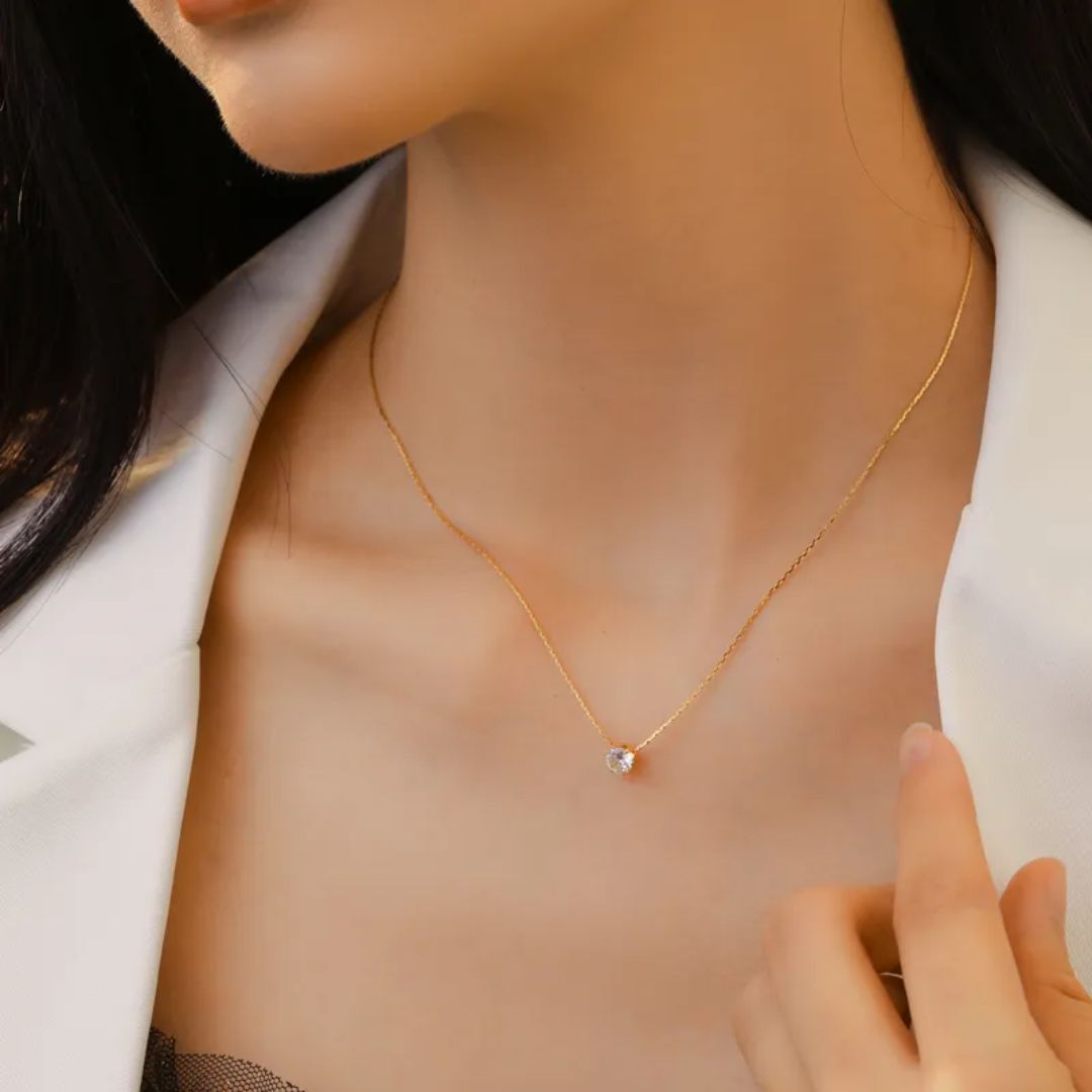 Minimalist Stone Neckpiece