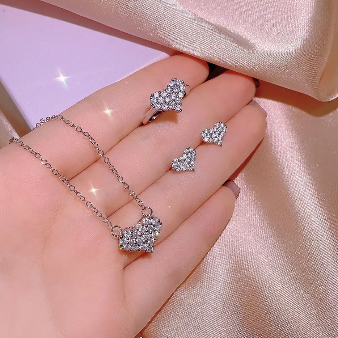 Forever Love Necklace & Earrings