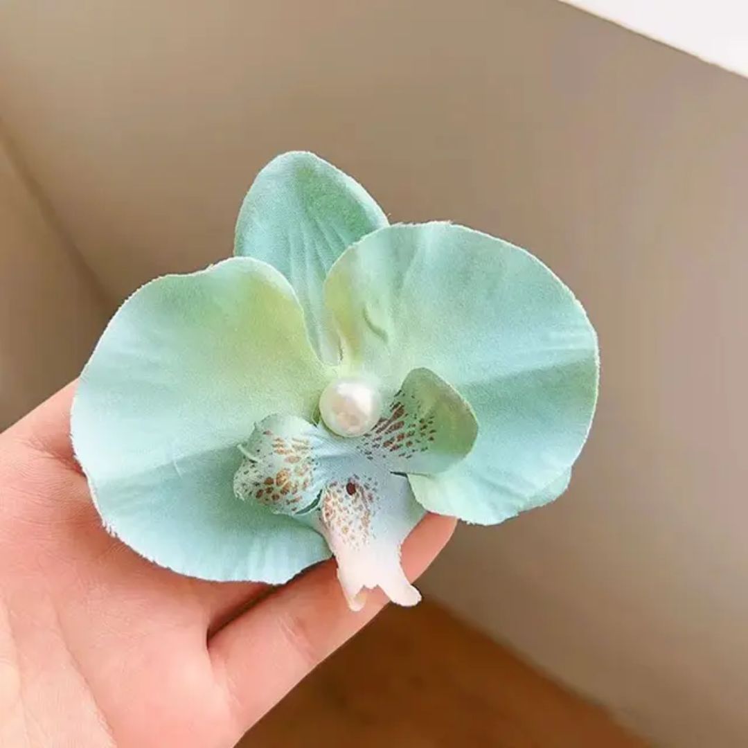 Elegant Orchid Hair Clip