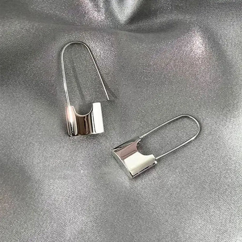 Sleek Silver Earrings