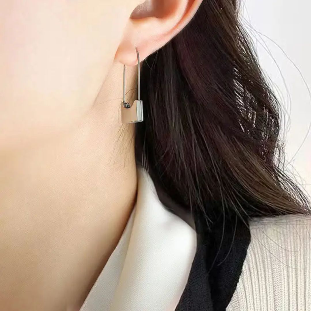 Sleek Silver Earrings