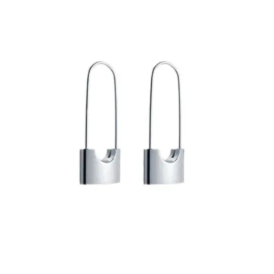 Sleek Silver Earrings