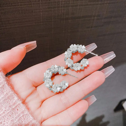 Snow Blossom Earrings