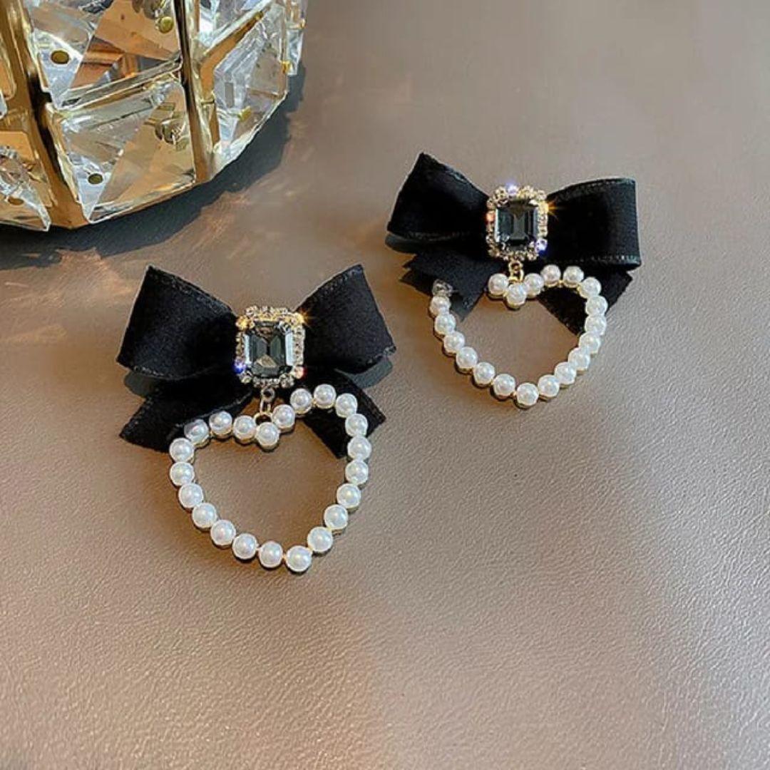 Bling Blogger Bow Earrings