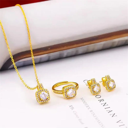 Glamour Gleam Necklace Set
