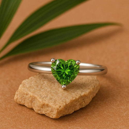 Heart of Green Ring