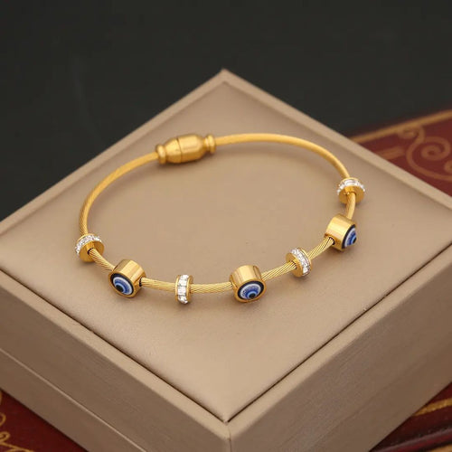 Cut The Crap Evil Eye Bracelet