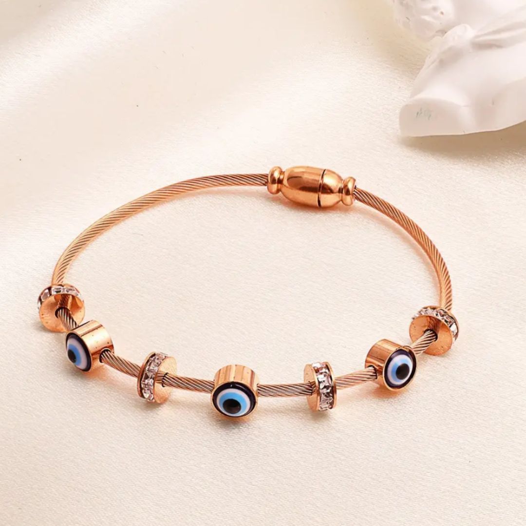 Not So Basic Evil Eye Bracelet